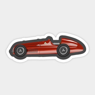 Alfeta 159 - Juan Manuel Fangio Illustration Sticker